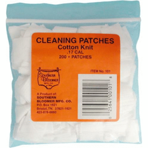 Southern Bloomer Mfg. .17 Caliber Cleaning Patches 200 Pack