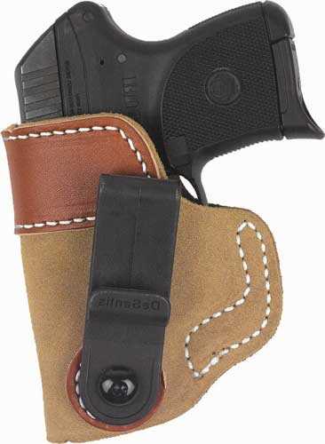 DESANTIS Soft Tuck Holster IWB RH Leather 1911 3-3.5" NATRAUL