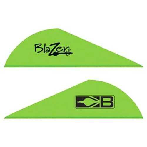 Bohning Archery Blazer VANES 2" Solid Neon Green 36Pk