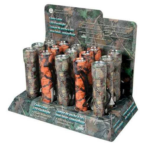 Rivers Edge Products Display Cb Camo Laser Flashlight 15-Pack