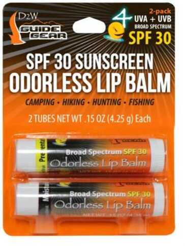 Dead Down Wind Lip Balm W/Spf 30 ODERLESS E2 .15Oz 2/Pk