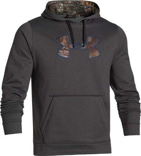Under Armour Storm 1 Mens Hoodie Carbon Heather with Realtree AP Xtra 3X-Large