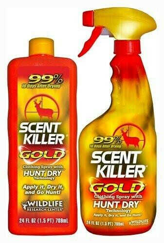 Wrc Case Pack Of 4 Scent Elimination Spray Gold 24oz Au