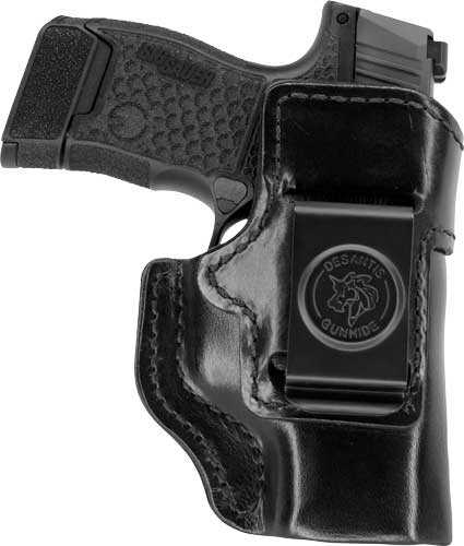 DESANTIS Inside Heat HOLSTR RH IWB Leather S/A Hellcat Black