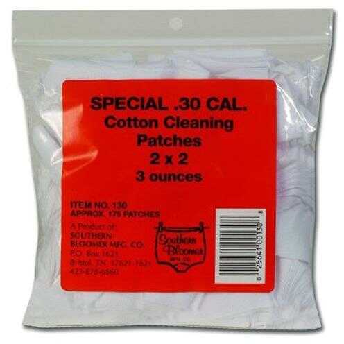 Click to see larger image. Southern Bloomer Mfg. .30 Caliber Cleaning Patch 175 Pack