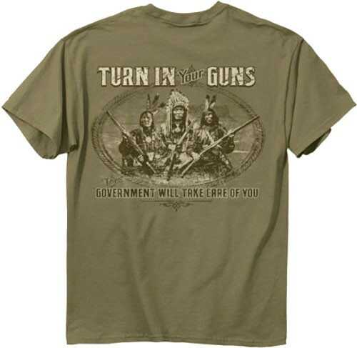 Buck Wear Inc. T-Shirt "Turn Your Guns" S-Sleeve Dust Med
