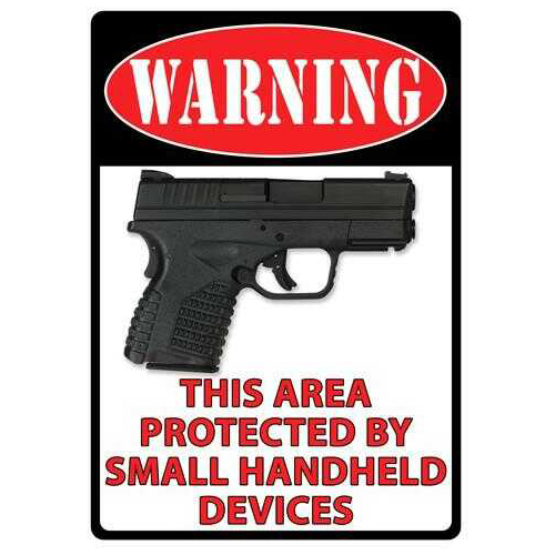 Rivers Edge Products Sign 12"X17" Warning-This Area Is Protected