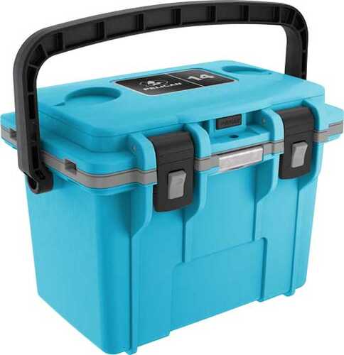 Pelican Coolers Im 14 Quart Blue/gray With Dry Storage