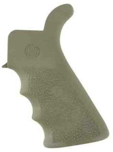 Click to see larger image. Hogue AR-15 Beavertail Grip W/Finger GROOVES OD Green