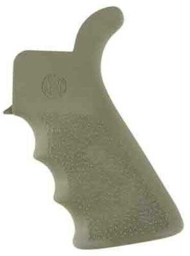 Hogue AR-15 Beavertail Grip W/Finger GROOVES OD Green