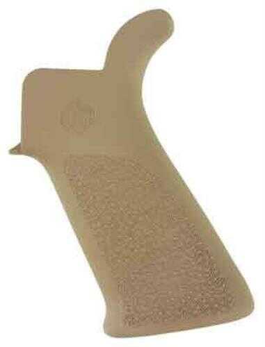 Hogue AR-15 Beavertail Grip No Finger GROOVES FDE
