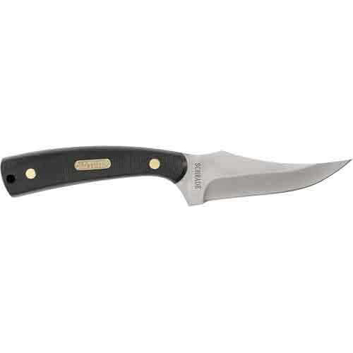 Schrade Knife SHARPFINGER LRG 4" Fixed SS DELRIN W/Sheath
