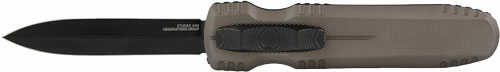 SOG Knife Pentagon OTF FDE 3.79" Dbl Edge Blade