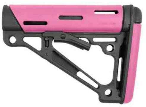 Hogue AR-15 Collapsible Stock Pink Rubber Mil-Spec-img-0