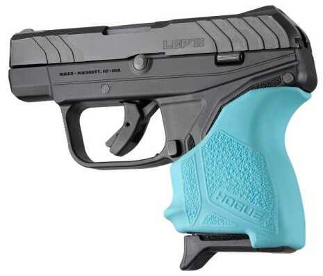 Hogue HandAll Beaver Tail Grip Sleeve Ruger LCP II Aqua Md: 18124