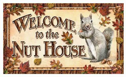 Rivers Edge Products Door Mat 18"X30" Nut House