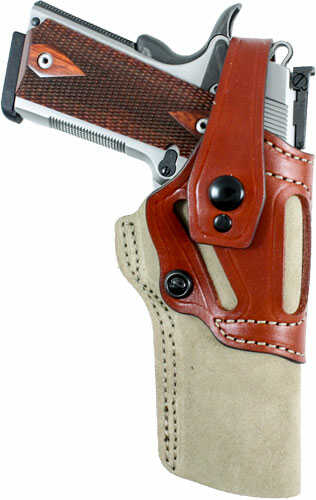 Desantis Wild Hog Holster Leather Ambidextrous 1911's 5" Natural