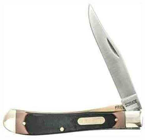 Schrade Knife GUNSTOCK Trapper 1-Blade 3.1" S/S DELRIN