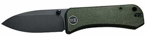 We Knife Banter 2.9" Green MICARTA/Black STNWASH S35VN