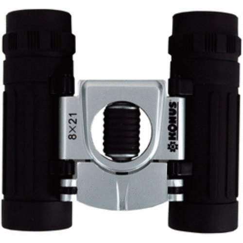Konus Optical & Sports System Compact 8X21 Binoculars Silver/Black ARMOURED