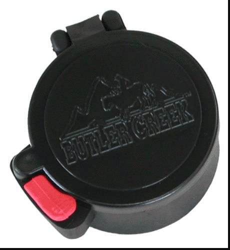 Butler Creek Flip Open #18 Eye Scope Cover Black