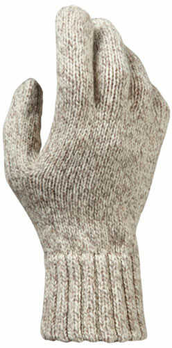 Hot Shot Basics <span style="font-weight:bolder; ">Glove</span> Rag Wool Oatmeal One Size