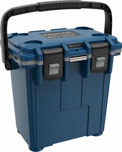 Pelican Coolers Im 20 Quart Blue/gray Leg Cut Out