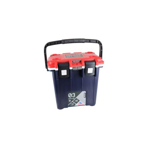 Pelican COOLERS IM 20 Quart Elite Red/White/Blue-Body Blue