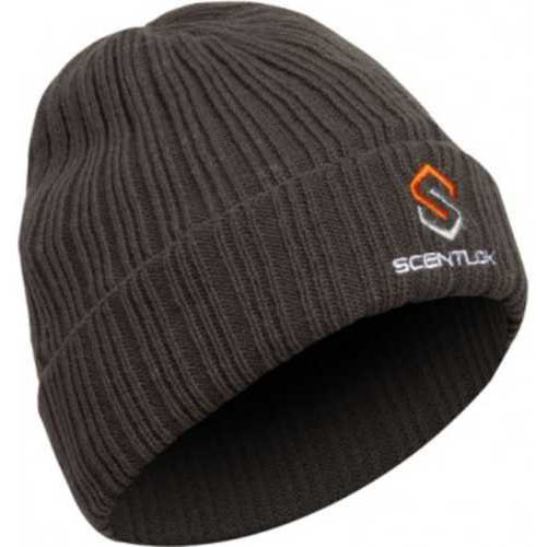 Scentlok Beanie Carbon Alloy Knit Cuff Black