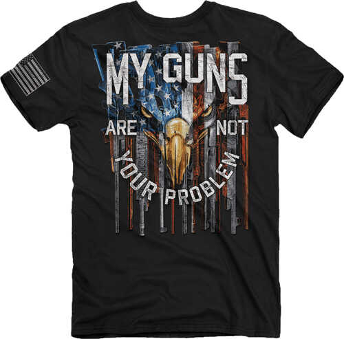Buck Wear T-shirt "my Guns" S-sleeve Black Medium
