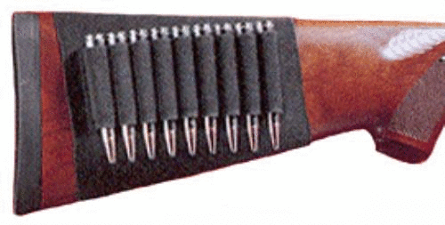 GunMate Rifle Stock Sleeve Cartridge Carrier Black Nylon
