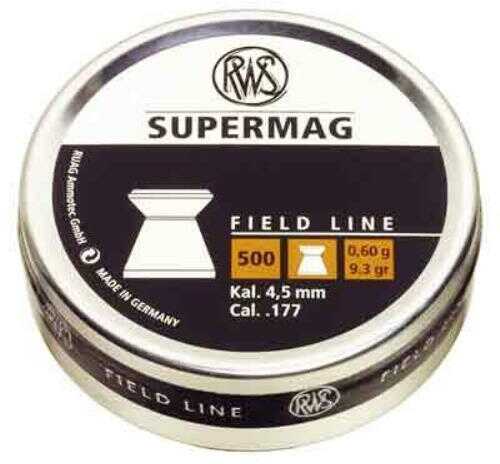 RWS Pellets.177 SUPERMAG 9.3 GRAINS Field Line 500-Pack