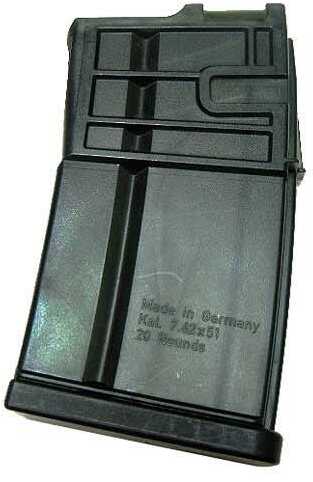 <span style="font-weight:bolder; ">Heckler</span> & Koch HK Magazine Mr762 7.62X51 20 Rounds Translucent Smoke Polymer