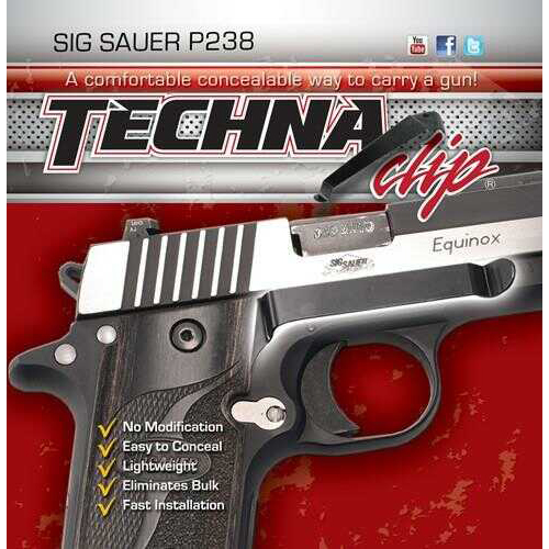 TECHNA Clip Handgun Retention Sig P238 Right Side