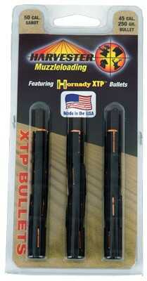 Harvester Muzzleloading XTP 50 Caliber 250 Grains .452 Hornady Sabot 12Pk