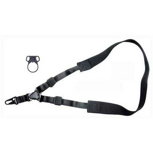 Max Ops Gear Max-Ops Tactical Sling Single Point W/Adapter Black
