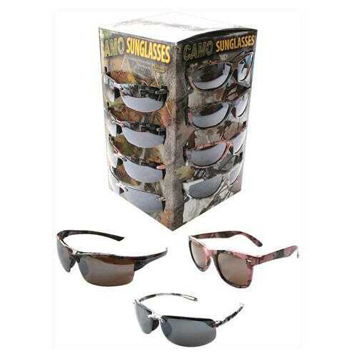 Rivers Edge Products Sunglass Case LOTS Grn-Pink-White Camo 36-Pack