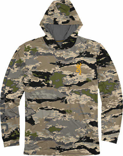 Browning Hooded Long Sleeve Tech T-shirt Ovix X-la-img-0