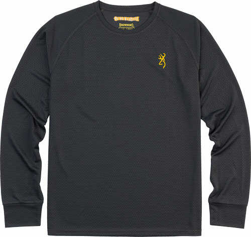 Browning Ls Tech Tee Carbon Gray Large