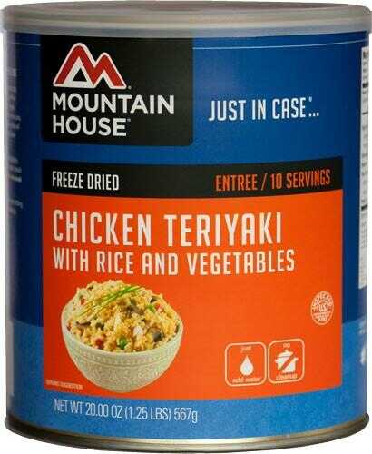 Mountain House #10 Can Chicken TERIYAKI W/ Rice 10 SERVINGS