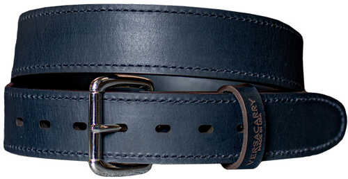 Versacarry Double Ply Leather Belt 46"x1.5" Heavy Duty Black
