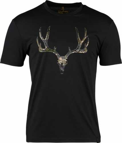 Browning Ss Perf Camp Shirt Mule Deer Logo Green-img-0