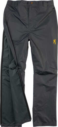 Browning Kanawha Rain Pant Large Carbon Gray With Leg To Waist Zipper
