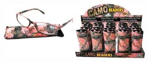 Rivers Edge Products Reading Glasses Display Pink Camo 25-Pack