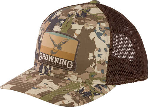 Browning Cap River Pines 110 Mesh Back Silicone PTCH Auric*