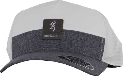 Browning Cap Links Heather White Flex Snapback Adj