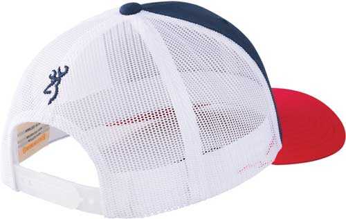 Browning Cap Allegiance Mesh Snapback Usa Bckmrk Red/whte/blu