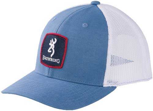 Browning Cap Finn Mesh Snapbck Square Patch Denim Osfm