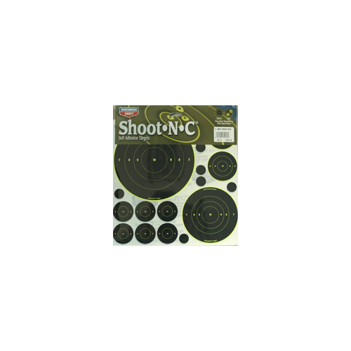 Birchwood Casey B/C Target Shoot-N-C Assorted 1"-50 2"-30 3"-10 5.5"-5 8"-5