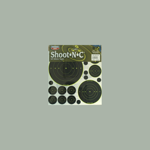 Birchwood Casey B/C Target Shoot-N-C Assorted 1"-50 2"-30 3"-10 5.5"-5 8"-5